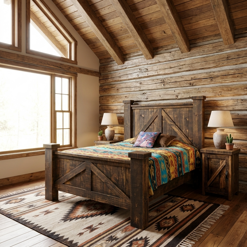 Rancho Rustic Bed