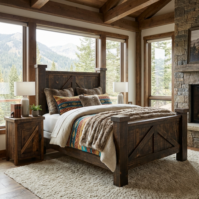 Rancho Rustic Bed