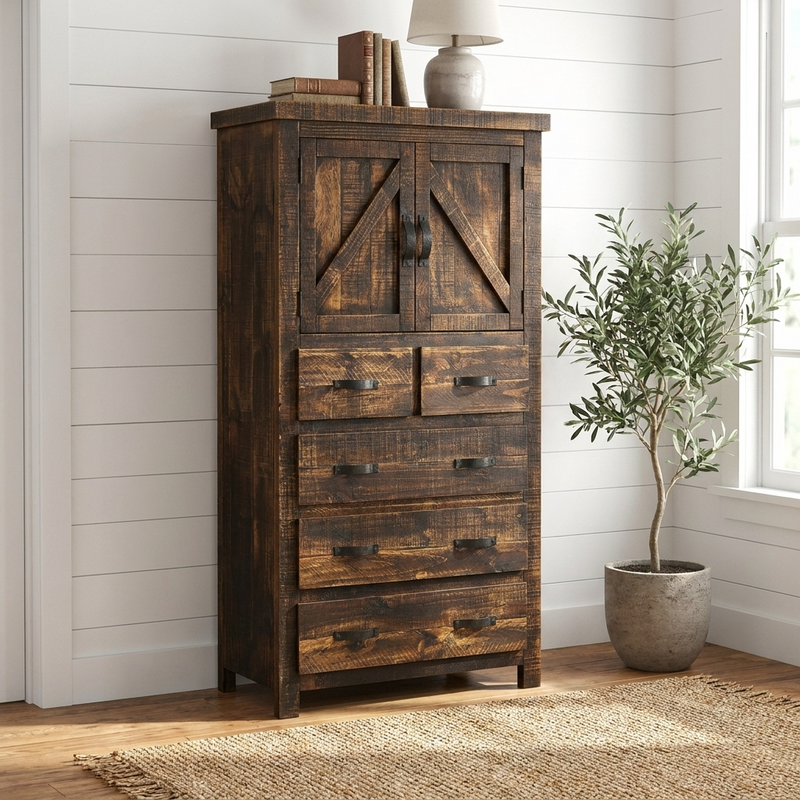 Rancho Tall Chest of Drawers