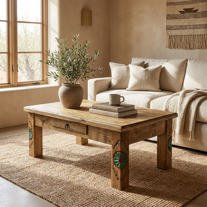 Rosetta Rustic Coffee Table