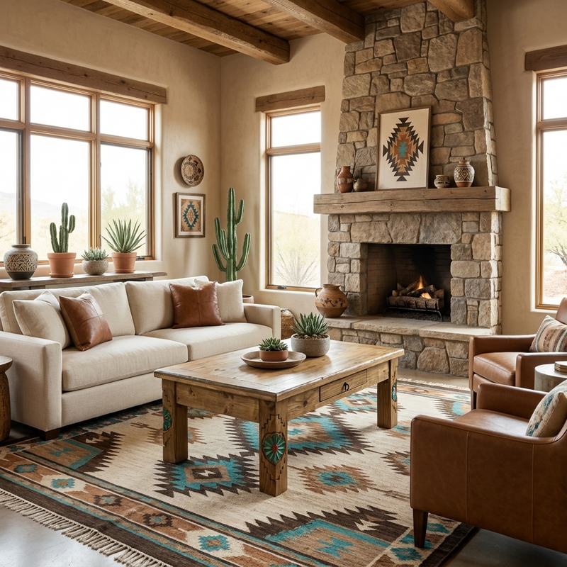 Rosetta Rustic Coffee Table