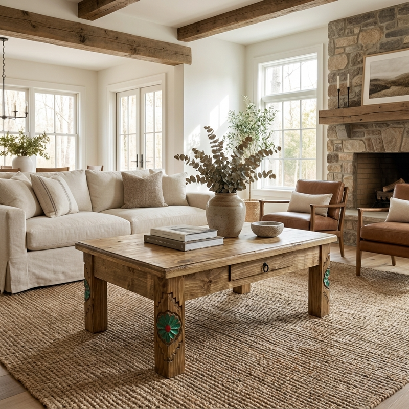 Rosetta Rustic Coffee Table