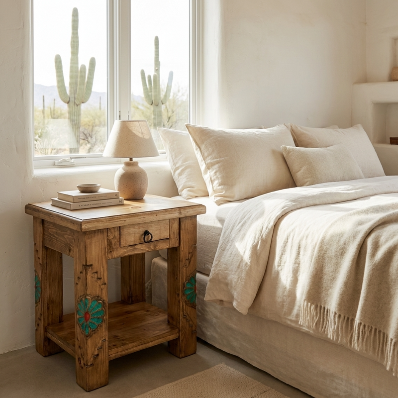 Rosetta Rustic End Table