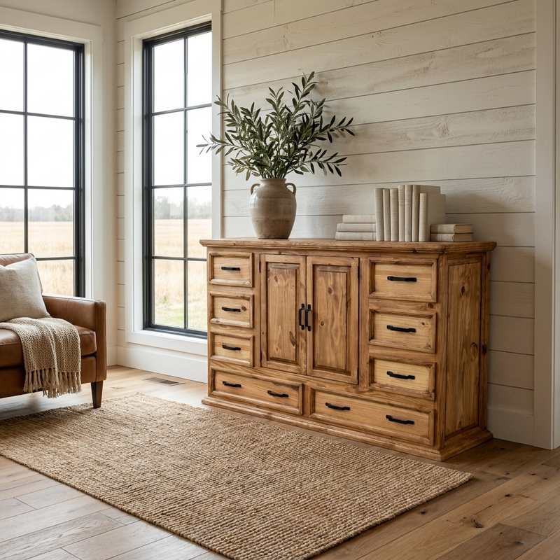 Rustic Pine Dresser | Handcrafted in Mexico | Spacious Storage Rustics for Less Rustic Pine Dresser | Handcrafted in Mexico | Spacious Storage Rustics for Less