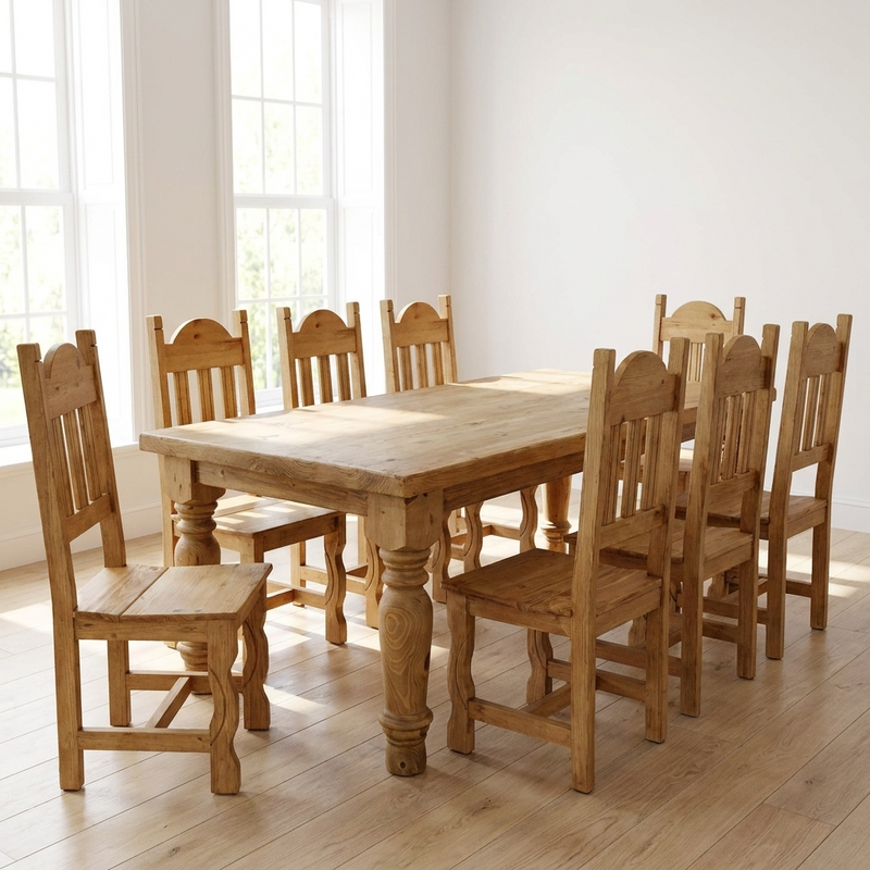 Santa Rita 8' Rustic Dining Table