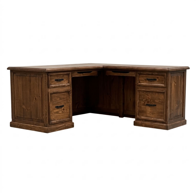 Corner Taos Rustic Desk