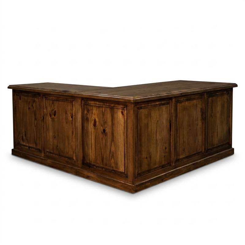 Corner Taos Rustic Desk