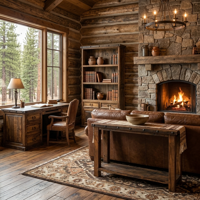 Oasis Rustic Bookcase