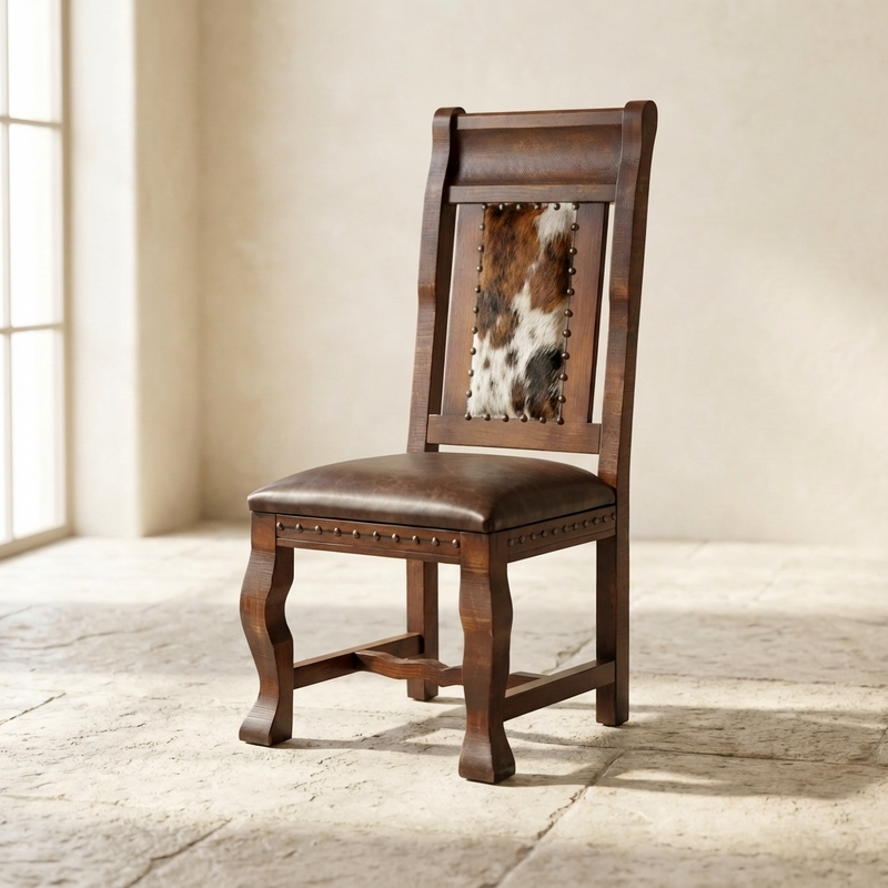 Gran Hacienda Chair with Cowhide and Leather