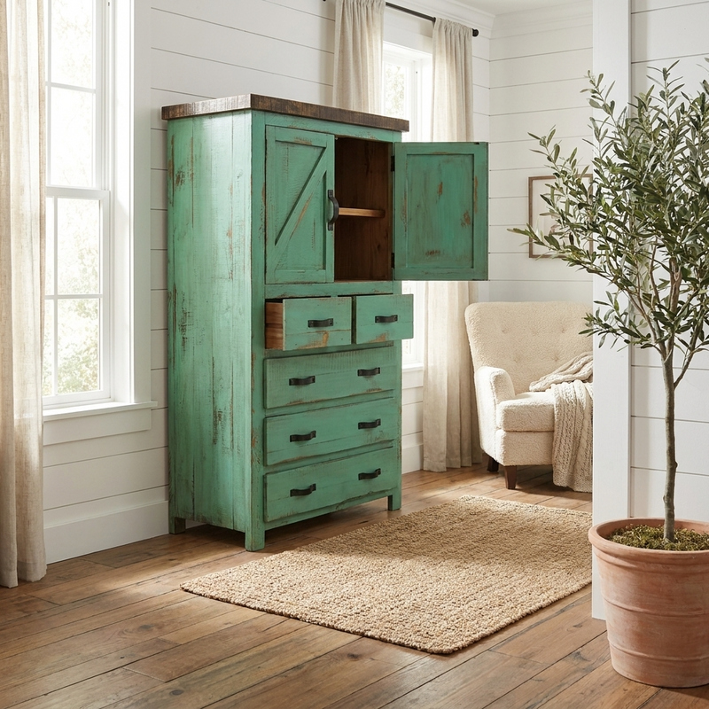 Rancho Tall Chest of Drawers in OTU
