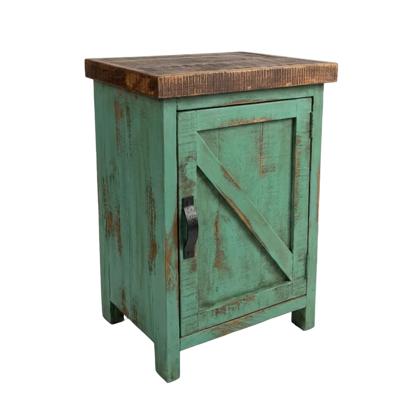 Rancho Nightstand Oldie Turquoise