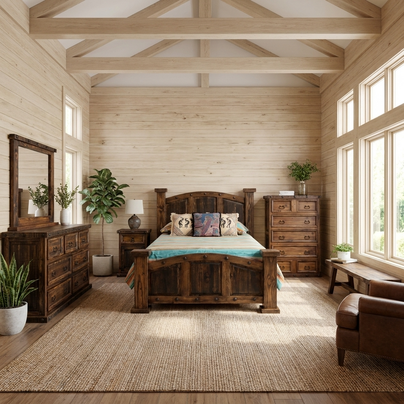 Mansion Bedroom Bundle 6 pc Set + Free Quilt