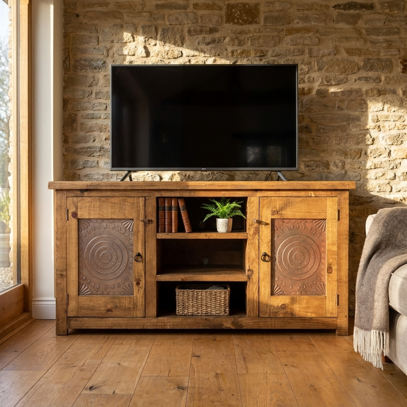 Tin TV Stand 60"
