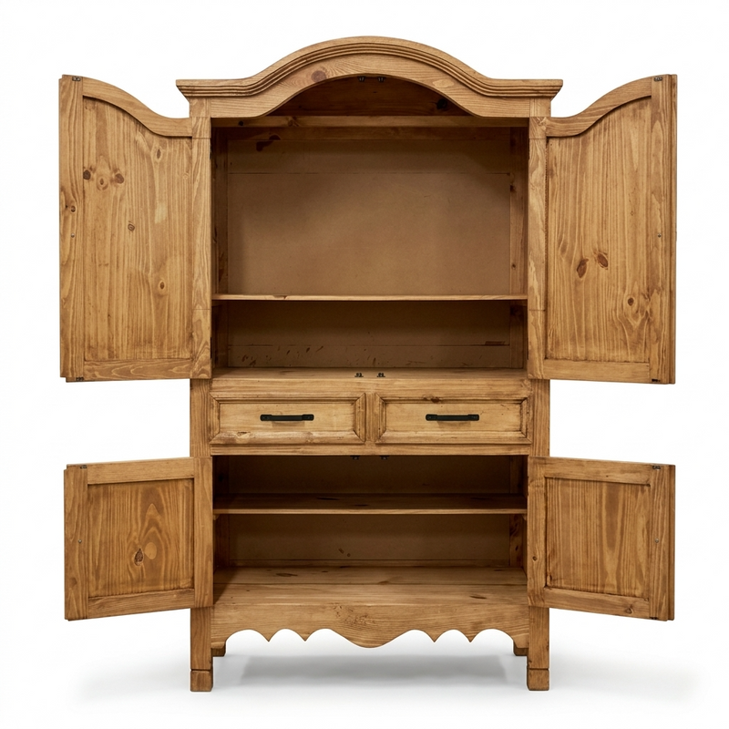 Sierra Rustic Pine Armoire