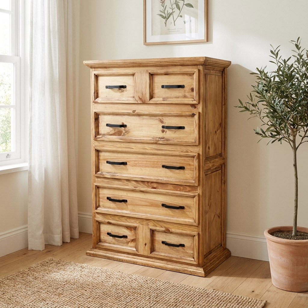 Traditional Tall Chest of Drawers Rustic Dresser Traditional Tall Chest of Drawers Rustic Dresser