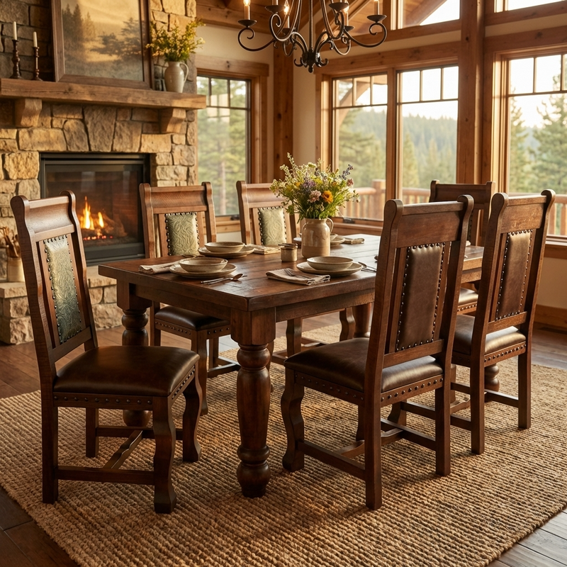 Gran Hacienda Chair with Tooled Leather