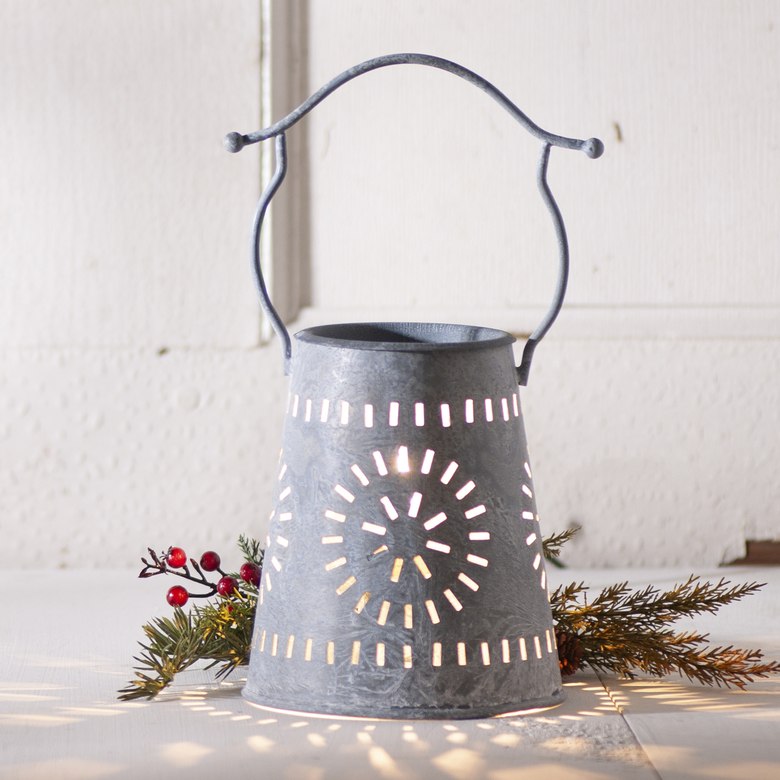 Farmhouse Wax Warmer in Weathered Zinc