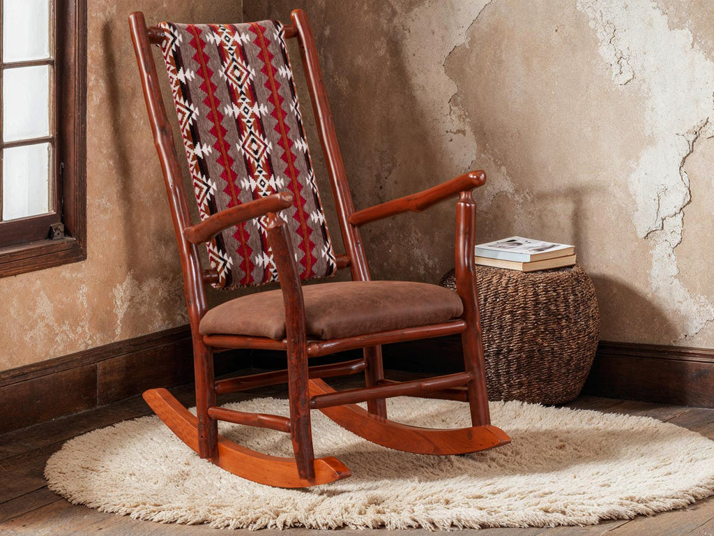Hickory Log Rocking Chair