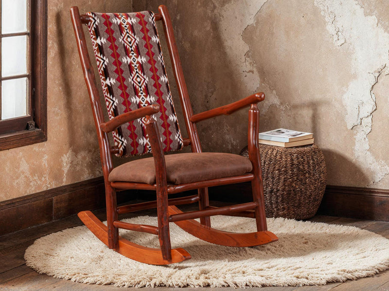 Hickory Log Rocking Chair
