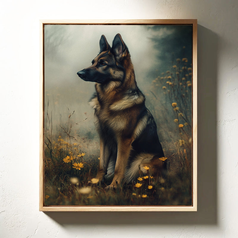 Misty Canine Reverie