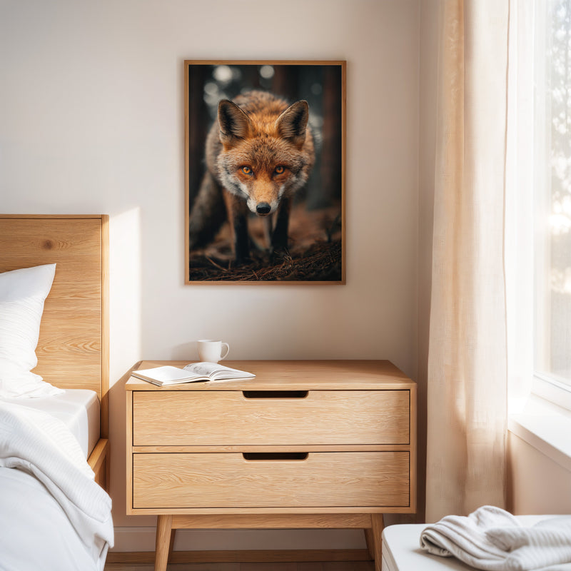 The Watcher Beneath Ancient Pines