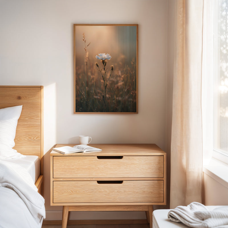 A Single Bloom In Sunrise's Embrace