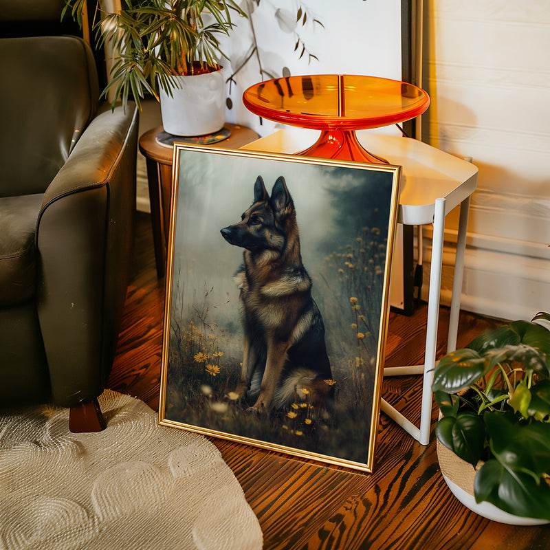 Misty Canine Reverie