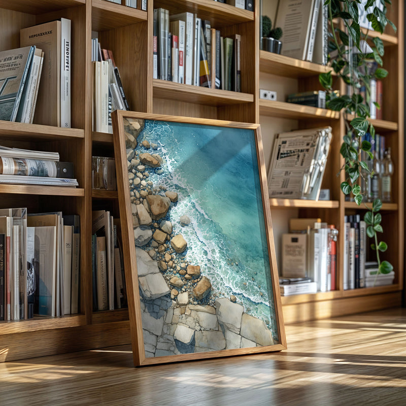 Tides Embrace Rocky Shores