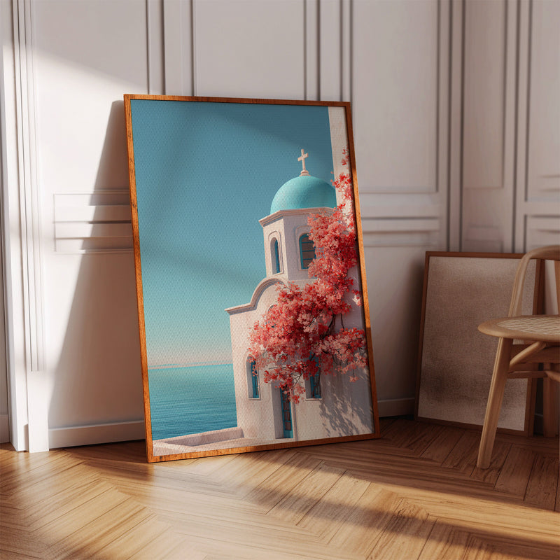 Ashore Beneath Blooming Skies