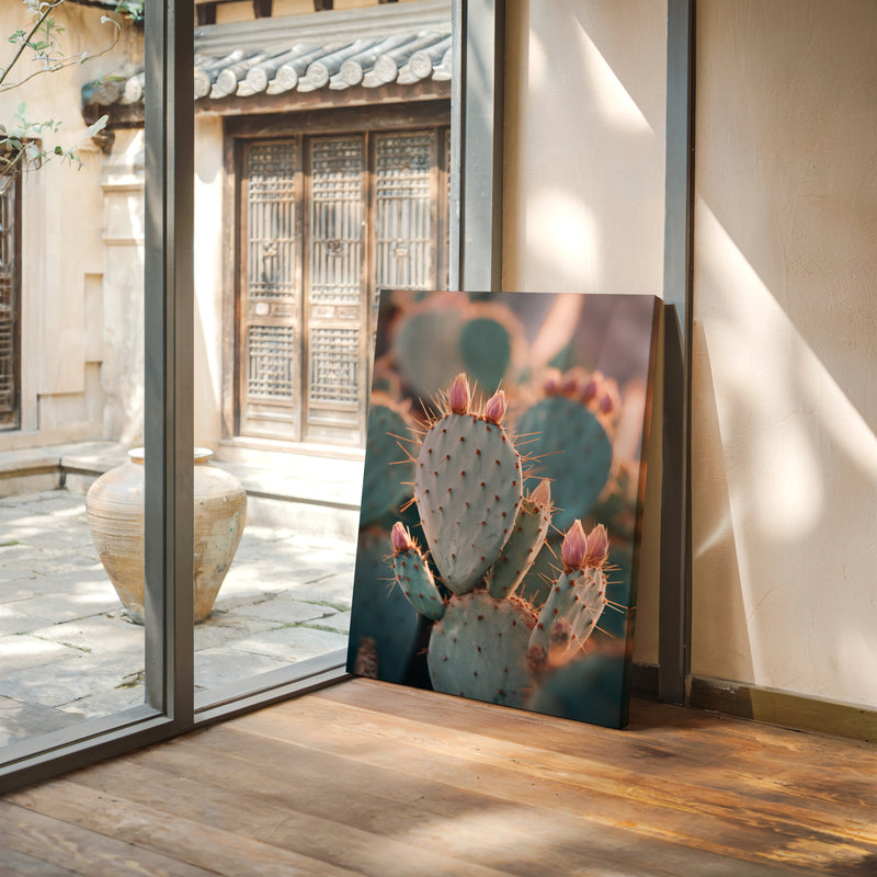 Cacti Embrace the Golden Dawn