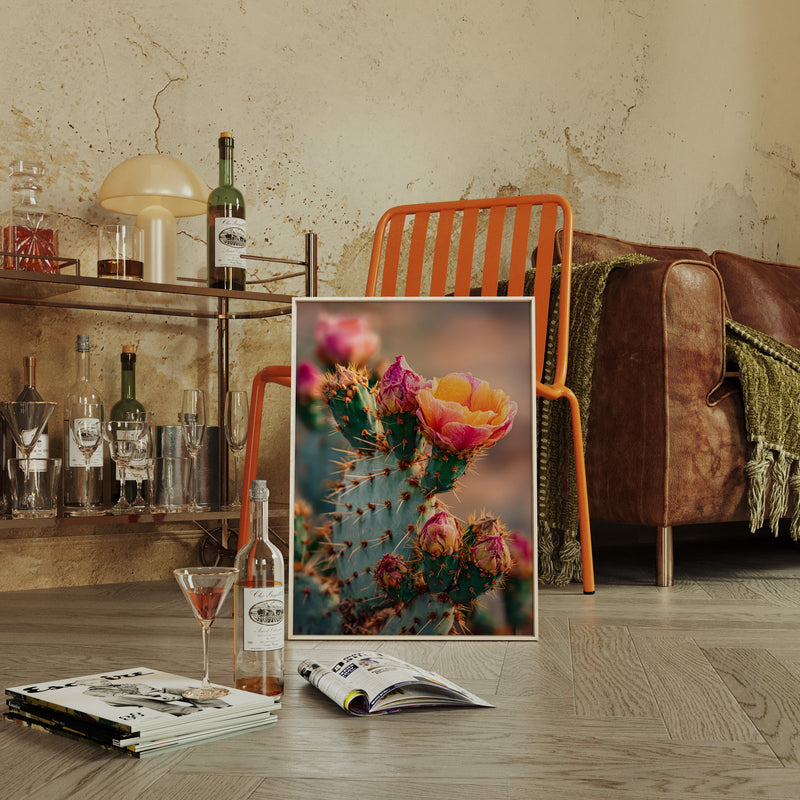 Blossoms Amidst Thorny Embrace