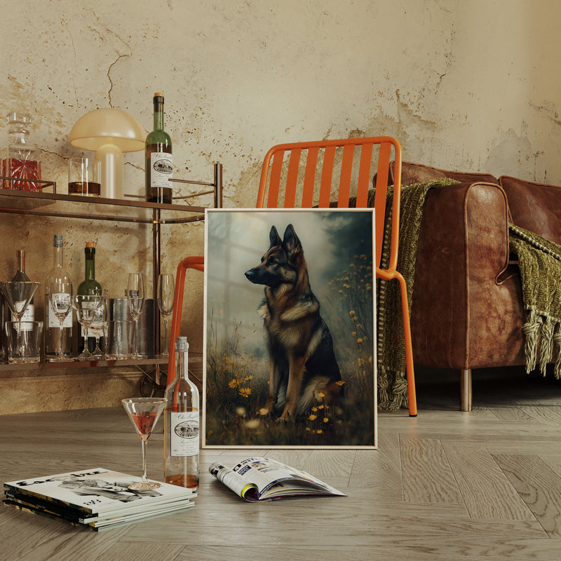 Misty Canine Reverie