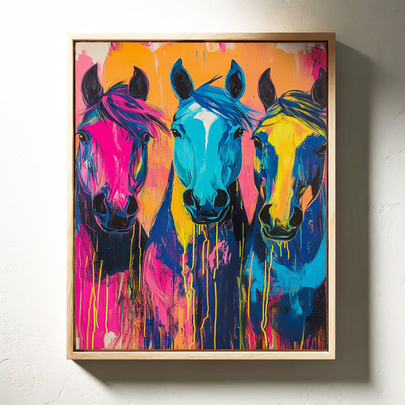 Vibrant Gallop at Dusk