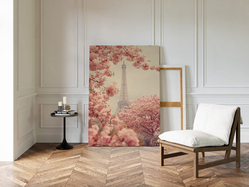 Petals Dance Beneath Parisian Skies