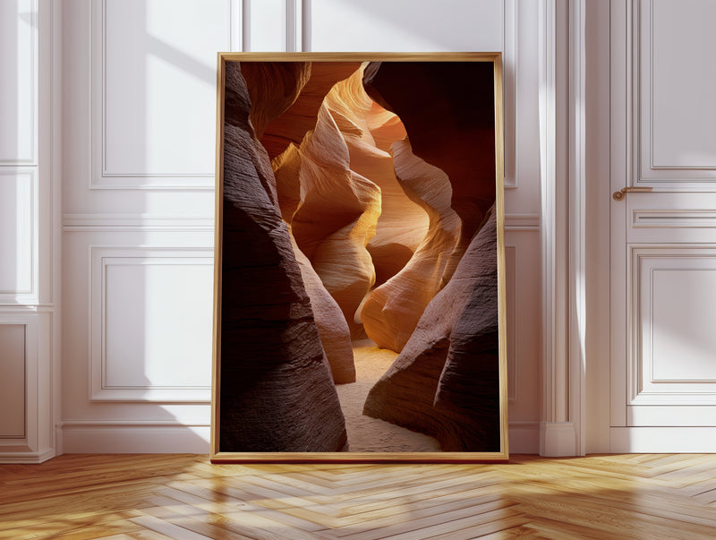 The Canyon's Golden Embrace