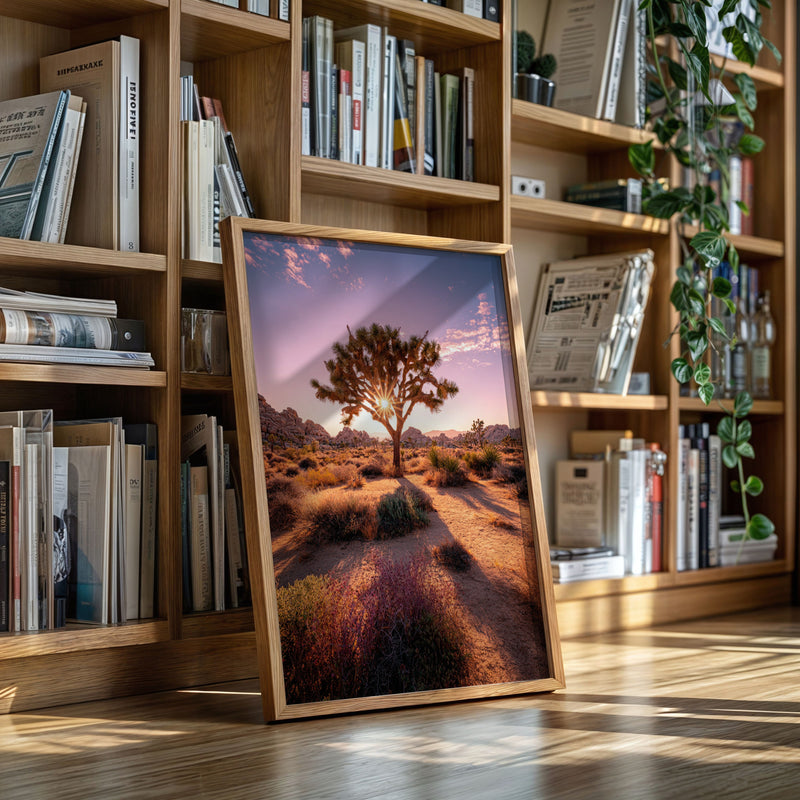 The Sun's Embrace on Desert Sage