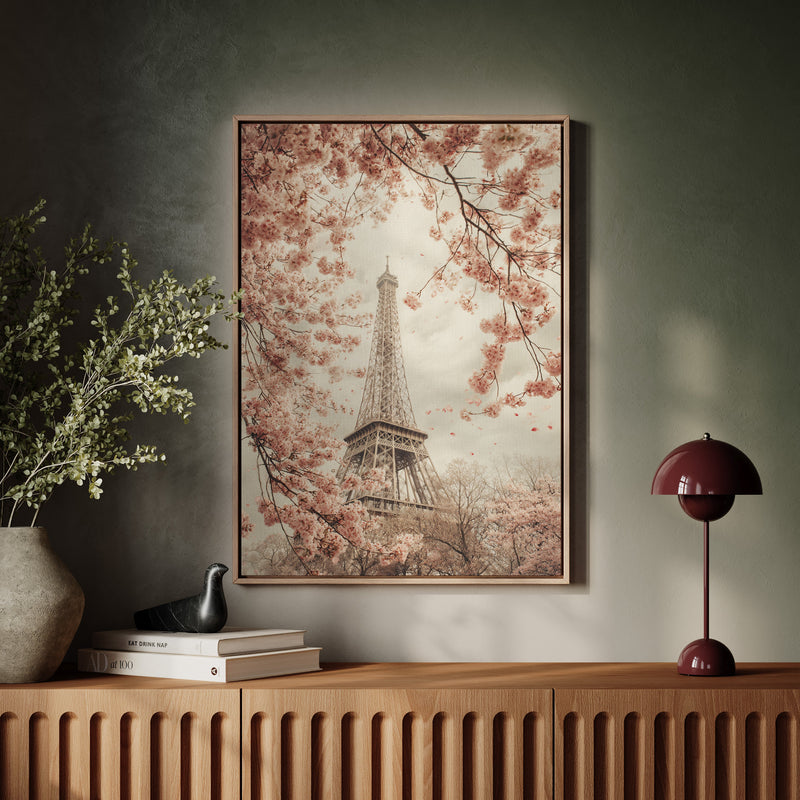 Petals Dance Around Timeless Steel