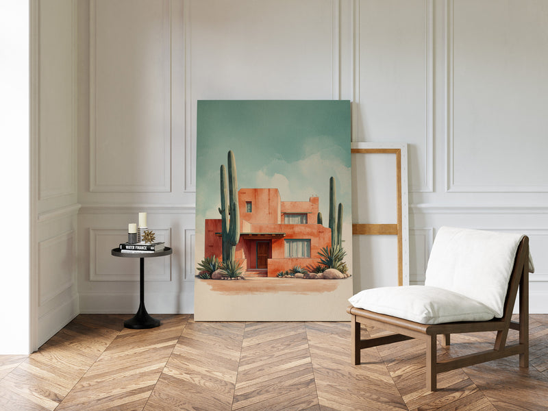 Desert Home Beneath Wide Skies