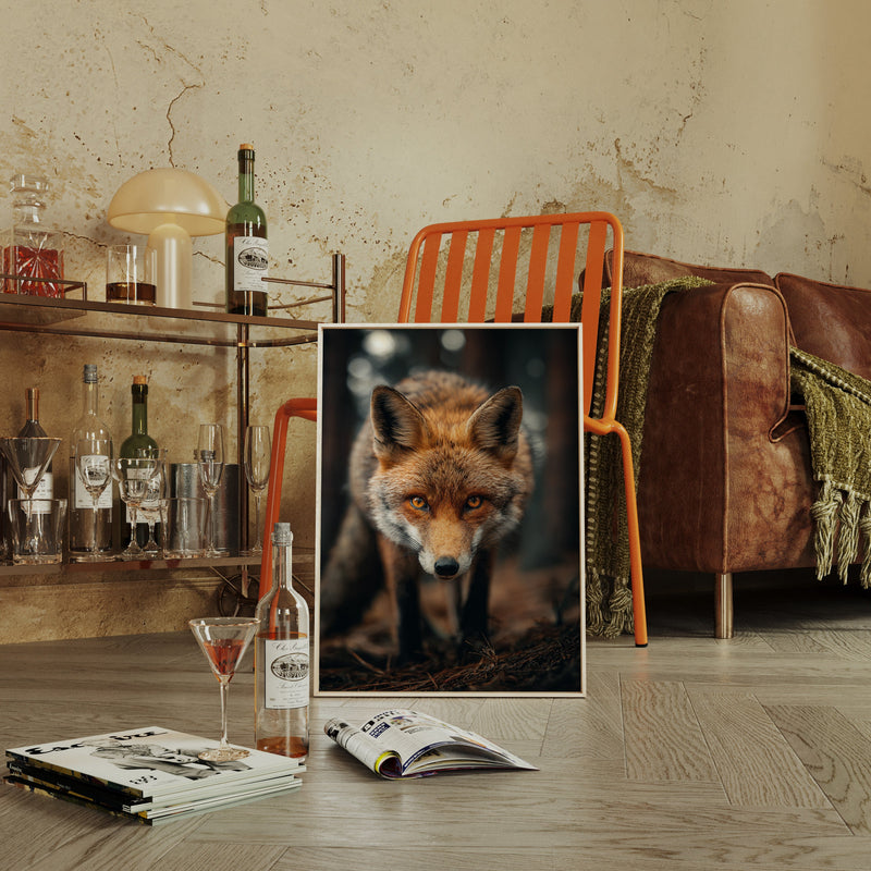 The Watcher Beneath Ancient Pines