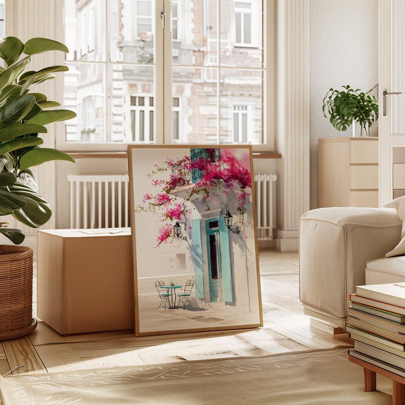 Beneath Bougainvillea's Embrace