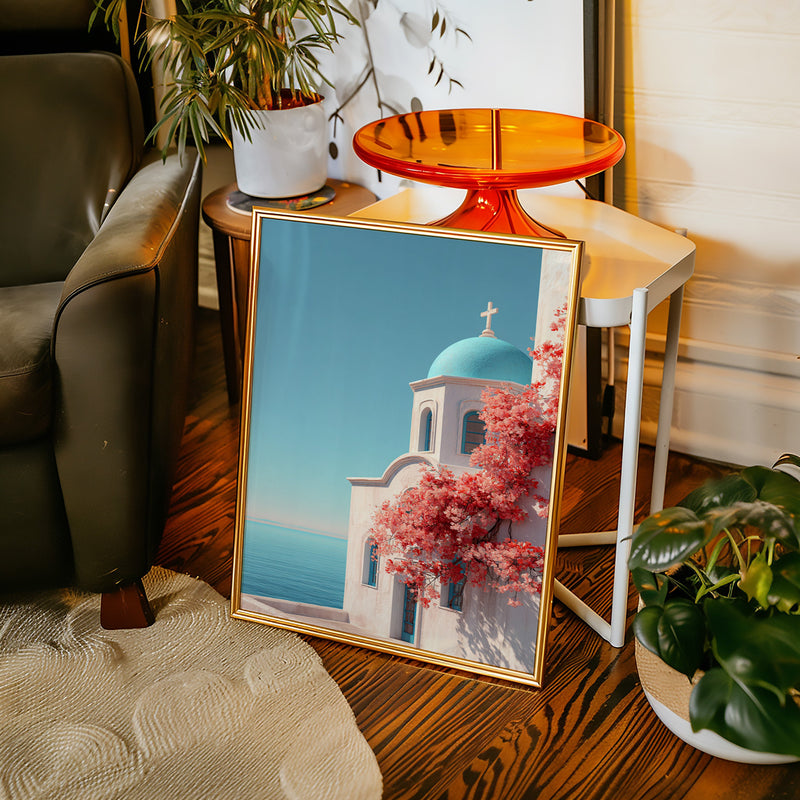 Ashore Beneath Blooming Skies