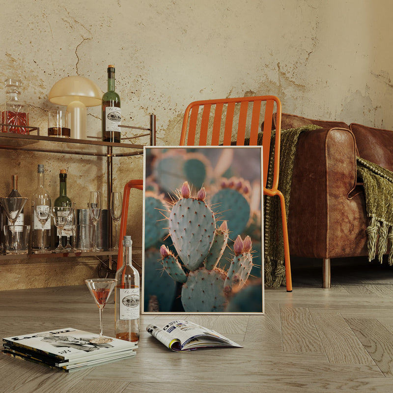 Cacti Embrace the Golden Dawn