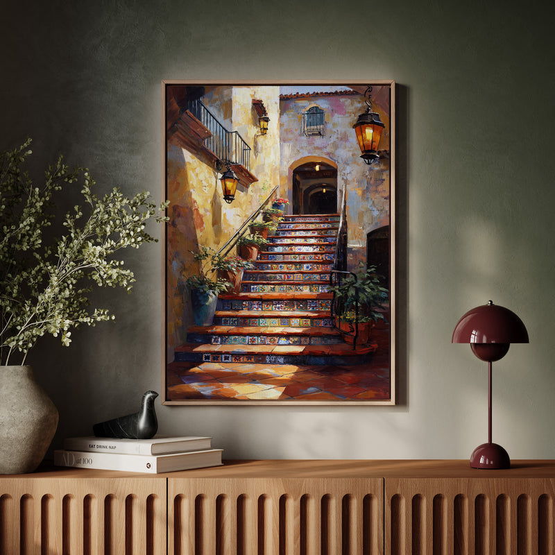 Steps Adorned in Colorful Tales