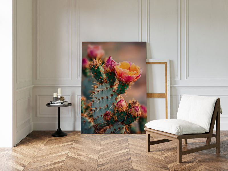 Blossoms Amidst Thorny Embrace