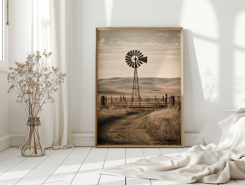 Windmill's Silent Vigil