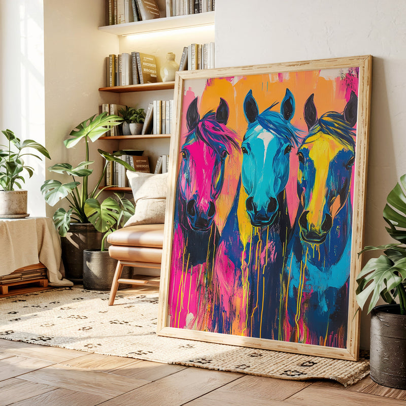 Vibrant Gallop at Dusk