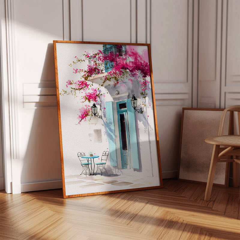 Beneath Bougainvillea's Embrace