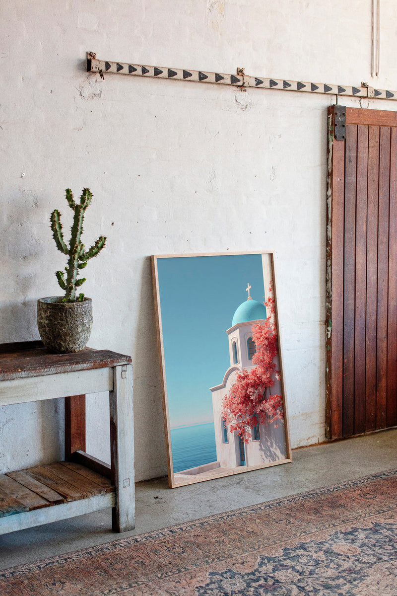 Ashore Beneath Blooming Skies