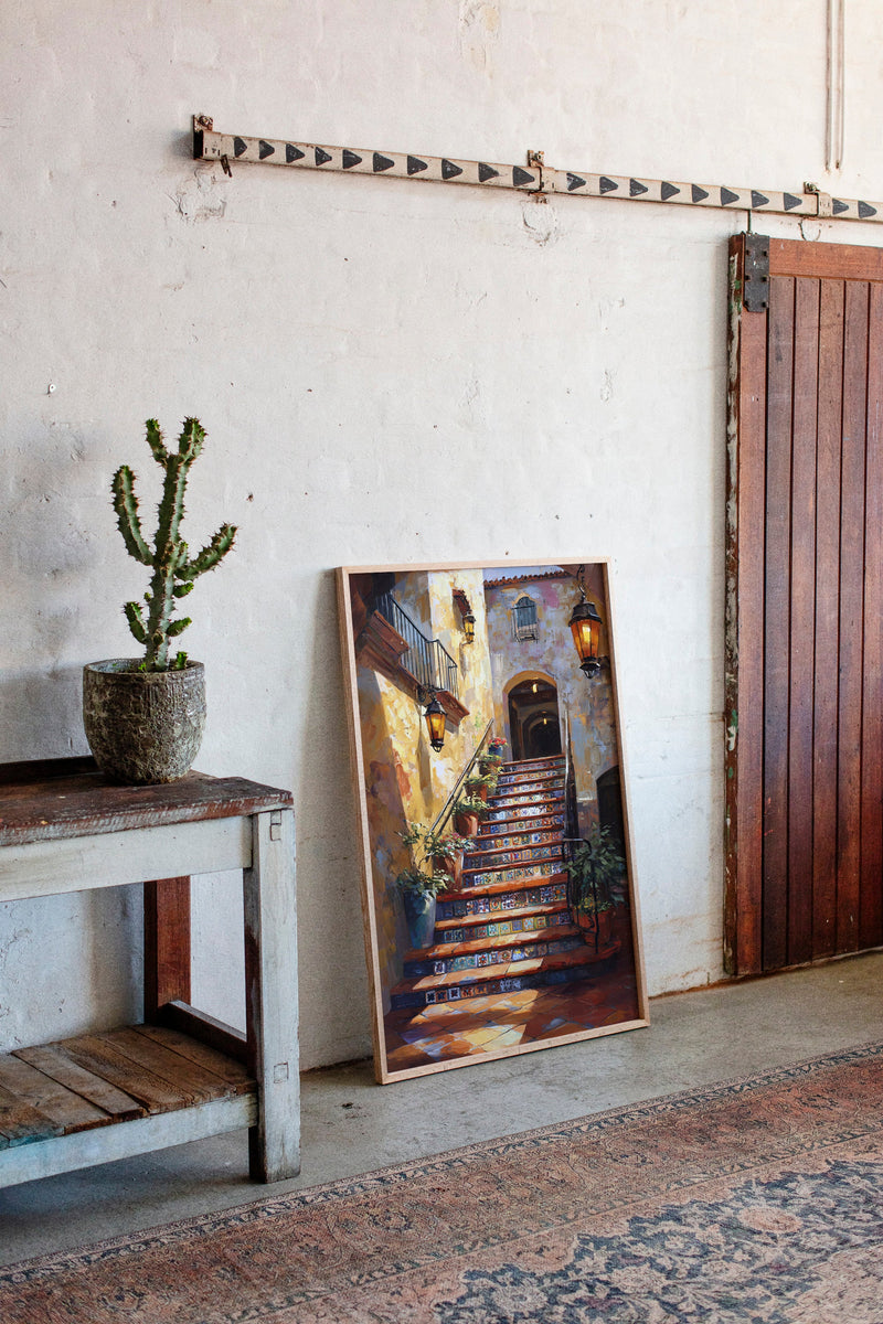 Steps Adorned in Colorful Tales