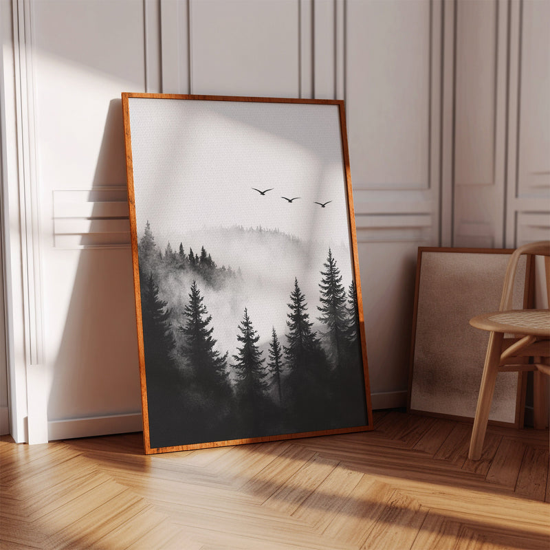 Misty Woodland Reverie